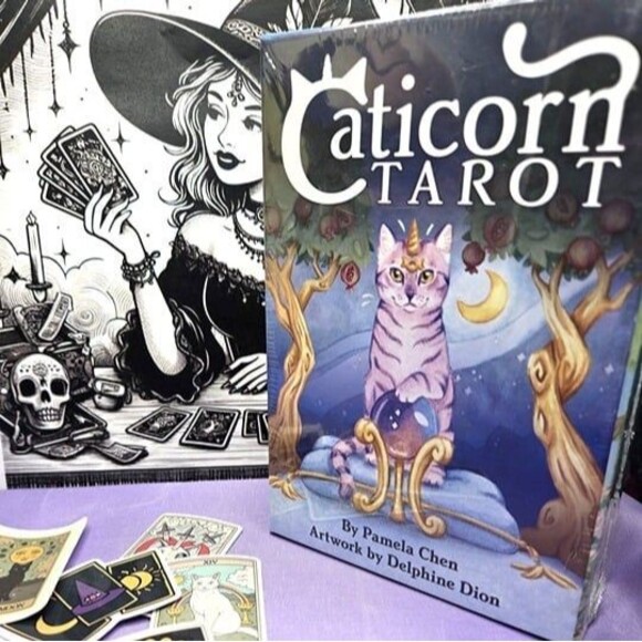 Caticorns Mythical Creature Tarot Card Deck - Picture 5 of 7